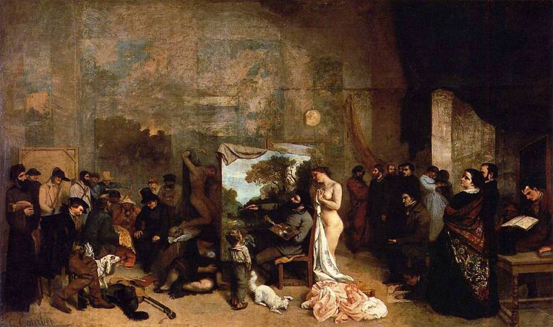 The Painter`s Studio; A Real Allegory